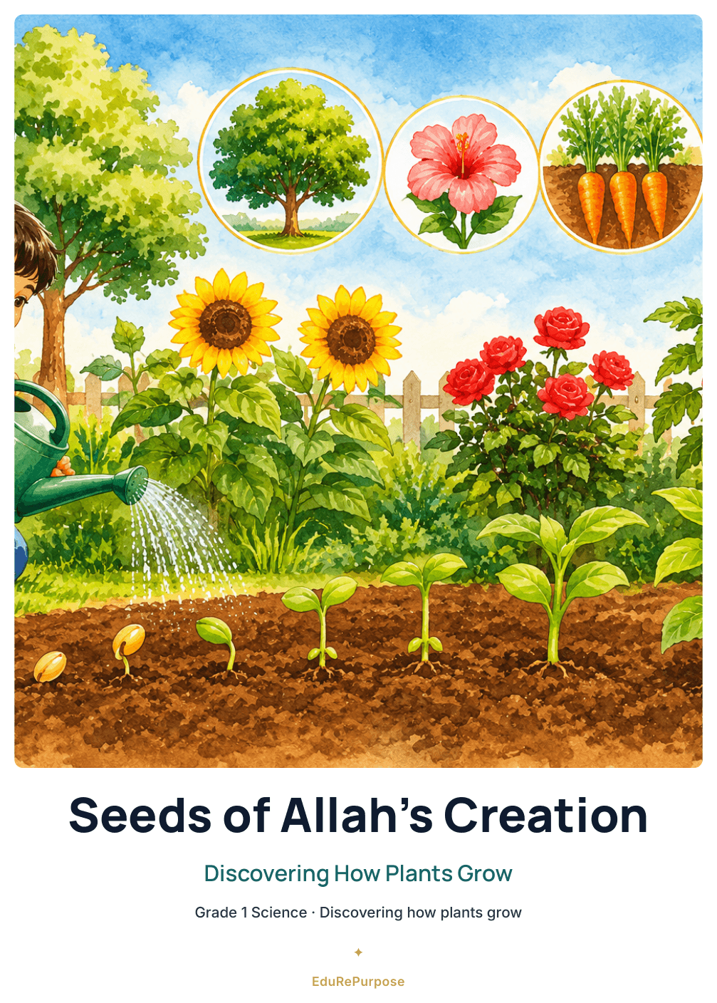 Cover of Seeds of Allah's Creation: Discovering How Plants Grow