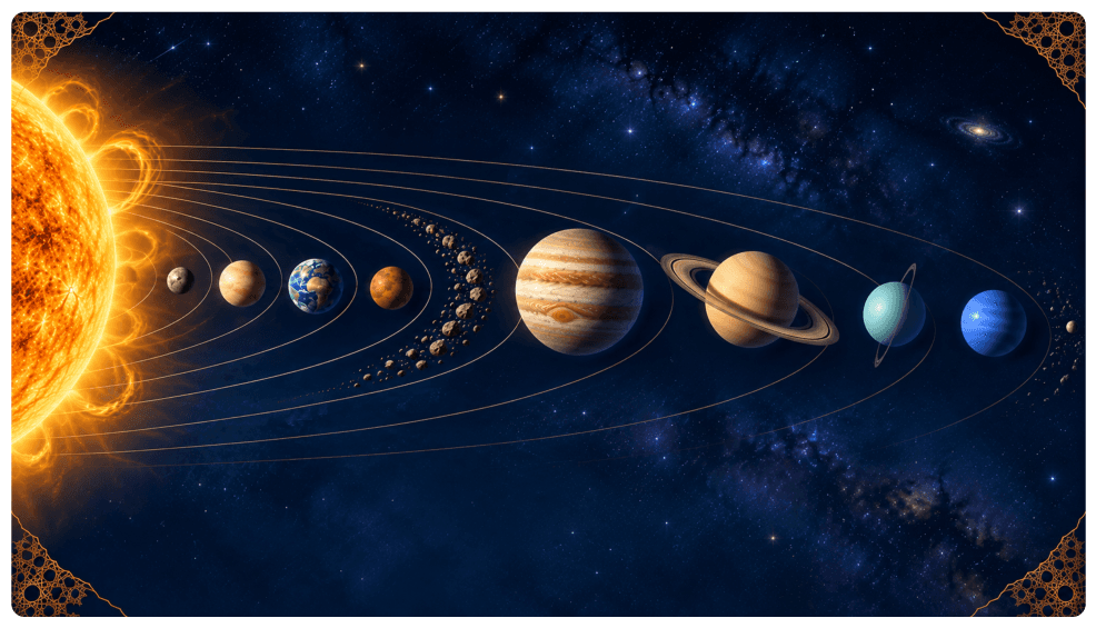 Sample illustration from inside The Solar System